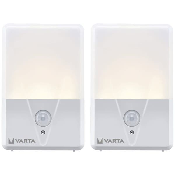 Twin pack Nattlampa med rörelsesensor LED-ström upp till 17 lumen
