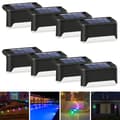 Miniatyrbild 1 av 5: Lollanda Solcellsbelysning 8-pack, Garden Light/Solar LED Garden-utomhuslampa - IP44 Vattentät LED för Trädäck, Trappa, Staket