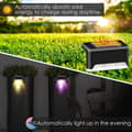 Miniatyrbild 3 av 5: Lollanda Solcellsbelysning 8-pack, Garden Light/Solar LED Garden-utomhuslampa - IP44 Vattentät LED för Trädäck, Trappa, Staket