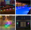 Miniatyrbild 5 av 5: Lollanda Solcellsbelysning 8-pack, Garden Light/Solar LED Garden-utomhuslampa - IP44 Vattentät LED för Trädäck, Trappa, Staket