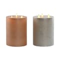 Miniatyrbild 3 av 3: LED Ljus DKD Home Decor Gyllene Silvrig 15 x 15 x 20 cm (AA) (2 antal)