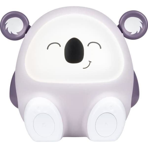 Ljus högtalare & nattlampa - BIGBEN - Koala - Bluetooth 5.0, 15W, Justerbar nattlampa, Timer, USB-C batteri