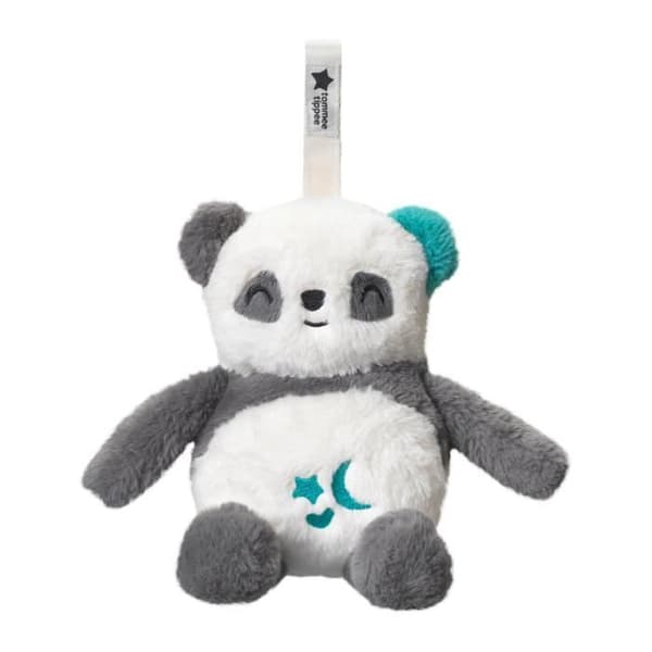 TOMMEE TIPPEE, Lyxig nattlampa plysch med CrySensor, 6 lugnande ljud, USB, maskintvättbar, Pippo the Panda
