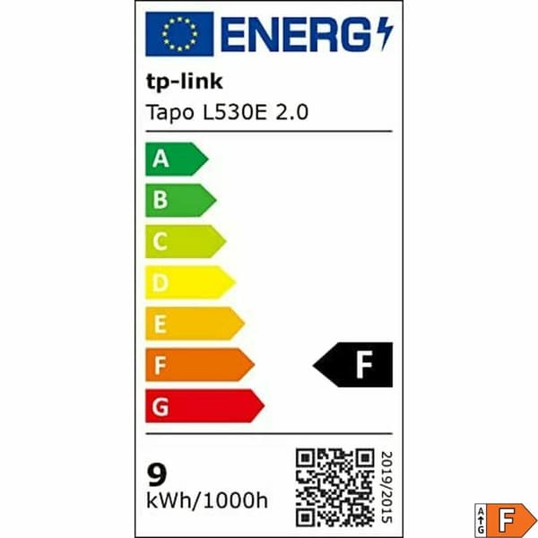 Smart-Lampa TP-Link Tapo L530E E27 60 W Vit Multicolour 2500K - 6500K (2500K)