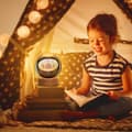 Pikkukuva 2 / 9: Bomclap 3D Crystal Ball -yölamppu, jäätelön värilamppu puisella jalustalla, aurinkokunnan kristallipalloplaneettalamppu, tähtitieteen lahja äidille