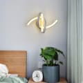 Pikkukuva 3 / 6: Bomclap Creative Aluminium LED akryyli spiraaliseinävalaisin sisätiloissa,18W seinävalaisin taidesisustus seinävalaisin makuuhuoneeseen, olohuoneeseen