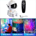 Miniatyrbild 4 av 6: Lollanda Stjärnprojektor 360° - Fjärrkontroll, Nattlampa Galaxy projektorlampa, Astronaut Nattlampa