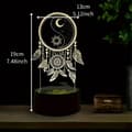 Miniatyrbillede 5 af 5: OBOSOE 3D natlys - 7 farveskiftende LED bordlampe | Trykstyring, dæmpbar | Gaver til børn og voksne