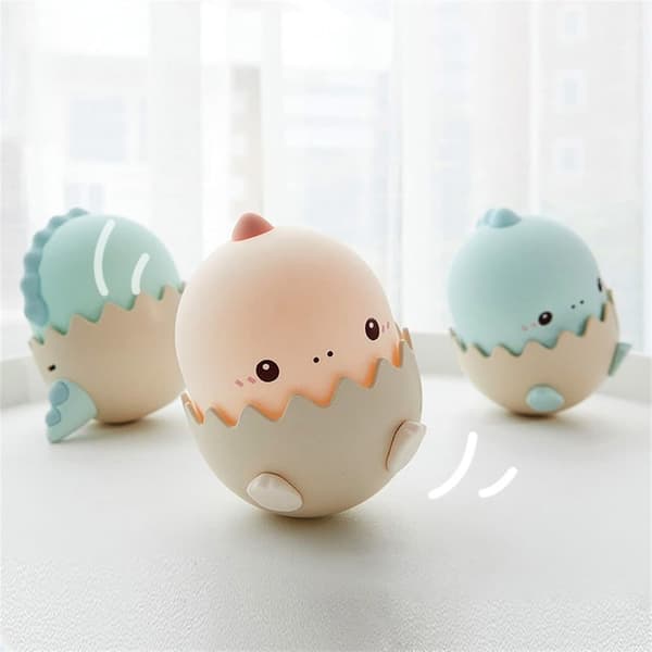OBOSOE Dinosaur Night Light - 3 lysstyrkeniveauer og 7 farveændringer | USB-opladet | Timer-funktion | Sød gave til børn