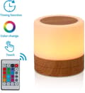 Pikkukuva 1 / 7: Lasten Bamsebadets yövalo, USB-ladattava pieni pöytävalaisin, RGB-väriä ja 4 kirkkaustasoa ja 1 kaukosäädin, langaton sängyn vieressä oleva