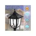 Miniatyrbild 6 av 6: Outsunny Solcellampa trädgårdslampa LED 30/60 lumen, svart plast, Ø 26,5 x H 177 cm