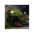 Miniatyrbild 2 av 6: Outsunny Solcellampa trädgårdslampa LED 30/60 lumen, svart plast, Ø 26,5 x H 177 cm