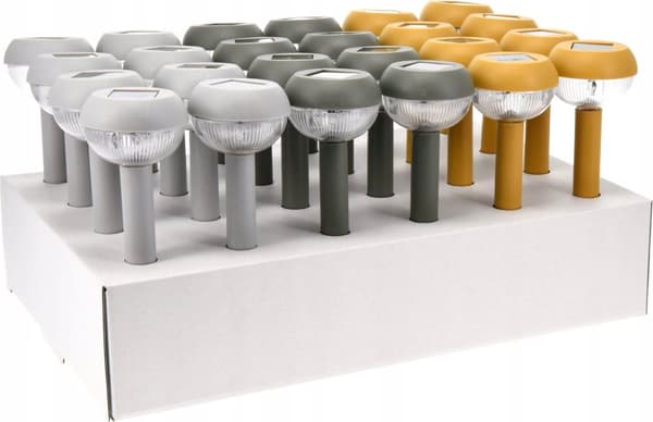 Aurinkokäyttöinen LED-puutarhavalaisin, 6 cm, 1 kpl.