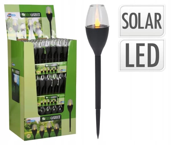 Aurinkokennokäyttöinen LED-puutarhavalaisin, upotettu, harmaa, 6 cm, 1 kpl.