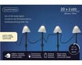 Miniatyrbillede 3 af 4: Dekorative LED batteridrevne svampelamper 20x380 cm