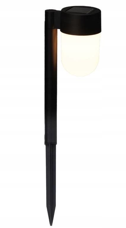 Solcellslampa för trädgården på LED-stolpe, justerbar höjd 29,5-47 cm