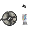 Miniatyrbild 1 av 2: LED Strip Light, RGB-färgalternativ, WiFi- och Bluetooth-anslutning, , Ej Vattentät IP20, 15M Fullt Set