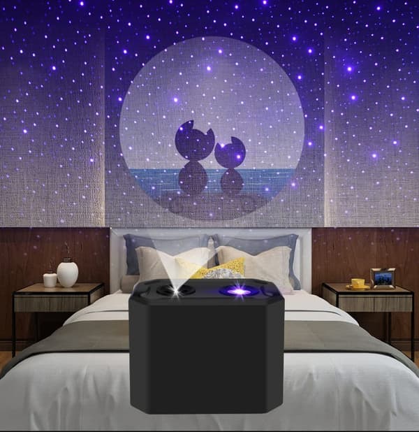 Bomclap Night Light - Tähtiprojektori LED-polttimolla, USB-lataus