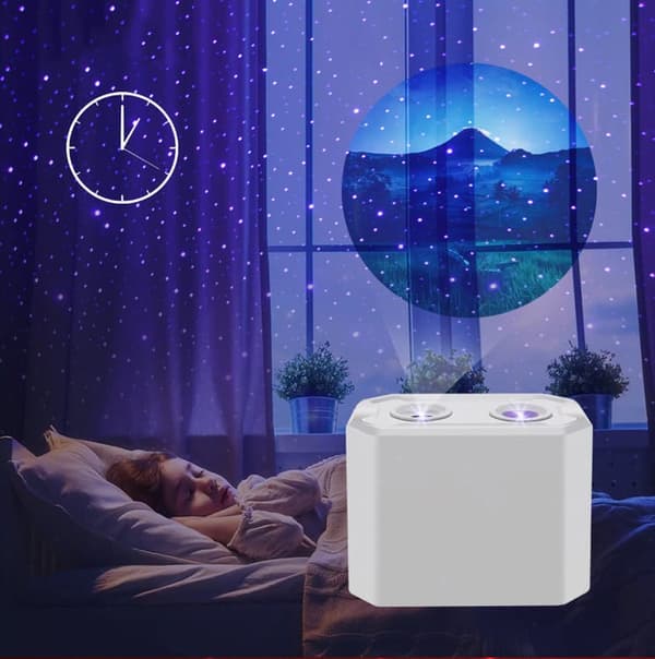 Bomclap Night Light - Tähtiprojektori LED-polttimolla, USB-lataus