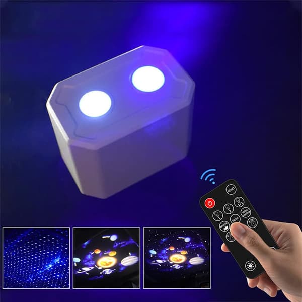 Bomclap Night Light - Tähtiprojektori LED-polttimolla, USB-lataus