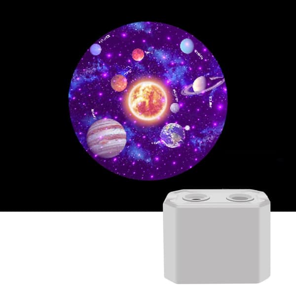 Bomclap Night Light - Tähtiprojektori LED-polttimolla, USB-lataus Himmelskropp