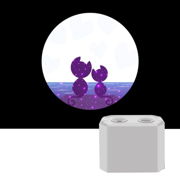 Bomclap Night Light - Tähtiprojektori LED-polttimolla, USB-lataus