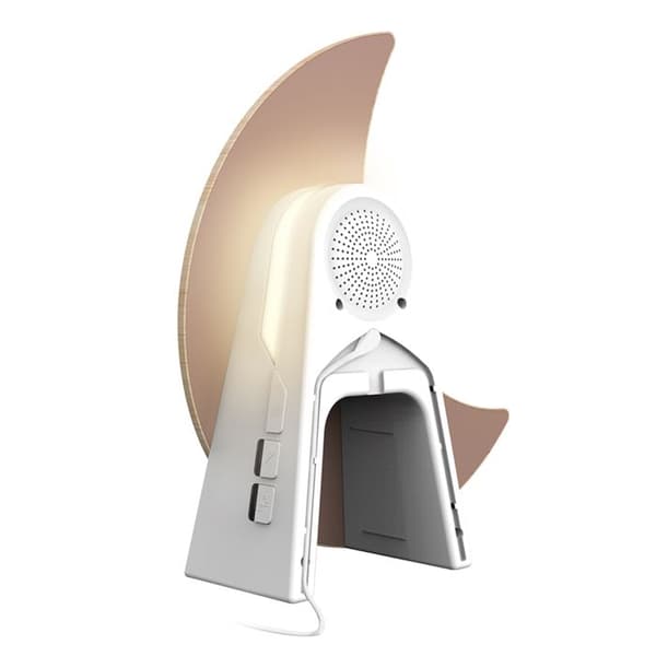 Musikalisk Bluetooth Nattlampa 9W LULA Måne Justerbar BigBen Vit