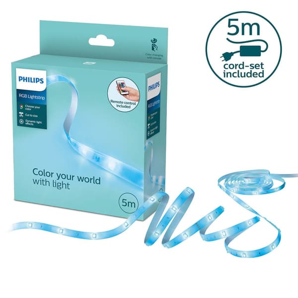 LED-nauhat Philips Valkoinen (2 osaa) Valkoinen