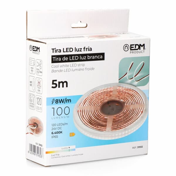 LED-nauhat EDM 31932 Kylmä valo