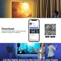 Miniatyrbilde 5 av 6: INF 3.8M LED Strip Lights med TV Sync Kontroller & Fjernkontroll