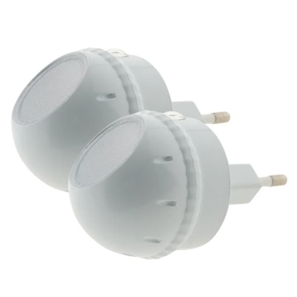 Set med två 360° justerbara LED-nattlampor - Otio