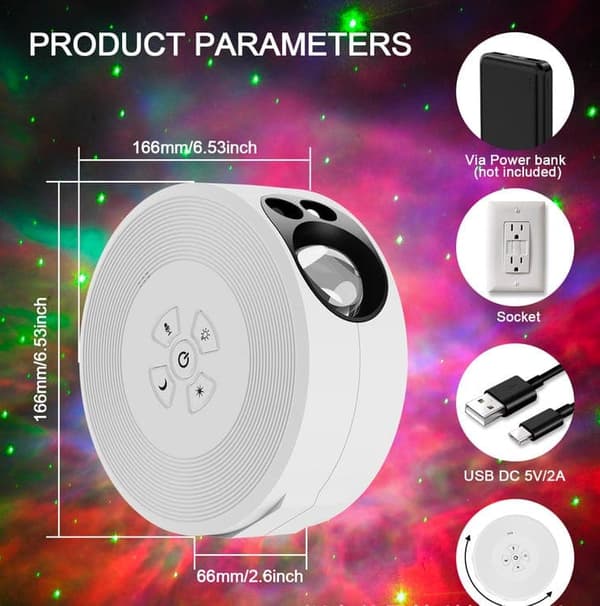 OBOSOE LED Projektor/Dekorativt Ljus / Inomhus eller Utomhus