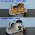 Miniatyrbillede 2 af 6: OBOSOE LED Lampe / Natlys Bordlampe Dekorativ