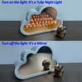 Miniatyrbillede 2 af 7: OBOSOE LED Lampe / Natlys Bordlampe Dekorativ