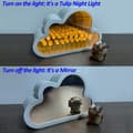 Miniatyrbillede 3 af 7: OBOSOE LED Lampe / Natlys Bordlampe Dekorativ