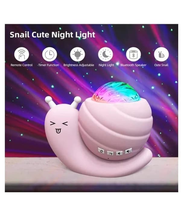 Bomclap Nordlys Projektorlampe med Bluetooth Højttaler – Atmosfærelampe til Børneværelser & Indretning