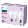 Miniatyrbild 4 av 7: LED-lampa Philips 60 W Matt Varmvit F 8 W 60 W B22 3 antal (2700 K)