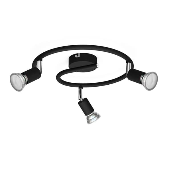 Kohdevalo Philips limbali Musta GU10 (3 osaa)