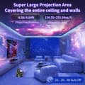 Pikkukuva 6 / 7: OBOSOE Meteor Galaxy -projektorilamppu – 13-in-1 tähtiprojektori aurinkokunnalla ja kuulla