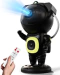 Miniatyrbild 1 av 5: Lollanda Astronaut Nattlampa / Galaxylampa - Stjärnhimmelsprojektor, Bluetooth-Högtalare