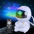 Pikkukuva 1 / 7: Lollanda Astronaut Galaxy -projektori, tähtitaivaan yövalo kaukosäätimellä, USB-lataus
