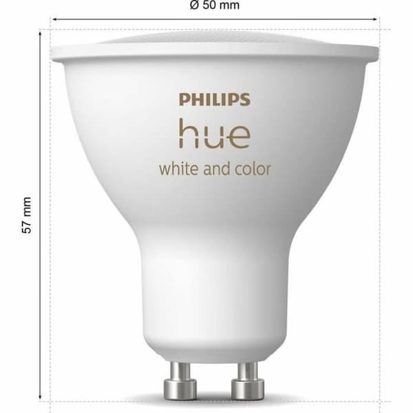 LED-lampa Philips Vit E GU10 400 lm 2 antal (6500 K)