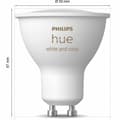 Miniatyrbild 3 av 9: LED-lampa Philips Vit E GU10 400 lm 2 antal (6500 K)