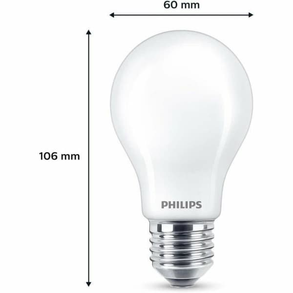 LED-lampa Philips A60 E27 Varmvit E 7 W 60 W E27 806 lm 3 antal (2700 K)