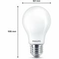 Miniatyrbillede 6 af 7: LED-lampe Philips A60 E27 Varm hvid E 7 W 60 W E27 806 lm 3 enheder (2700 K)