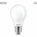 Miniatyrbillede 1 af 7: LED-lampe Philips A60 E27 Varm hvid E 7 W 60 W E27 806 lm 3 enheder (2700 K)