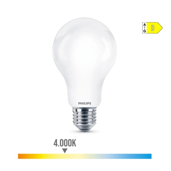 LED-lampa Philips D 120 W 13 W E27 2000 Lm 7 x 12 cm (4000 K) 7 x 12 cm