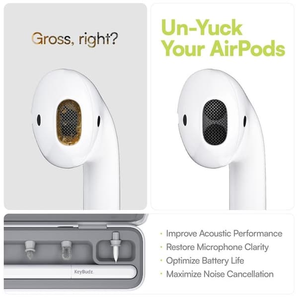 Keybudz Cleaning Kit AirCare 2.0 - Lightning och USB-C
