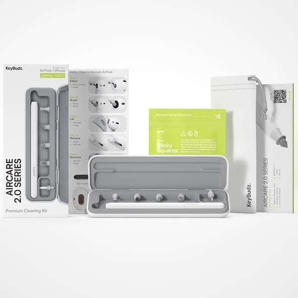 Keybudz Cleaning Kit AirCare 2.0 - Lightning och USB-C