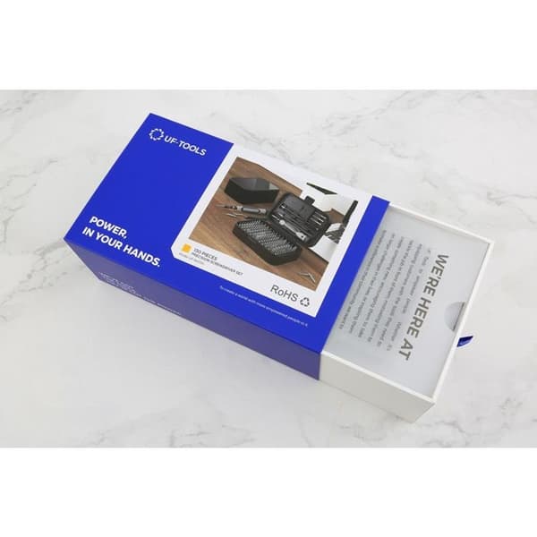 UF-TOOLS - 130 i 1 Precisionsskruvmejsel med utbytbara bits